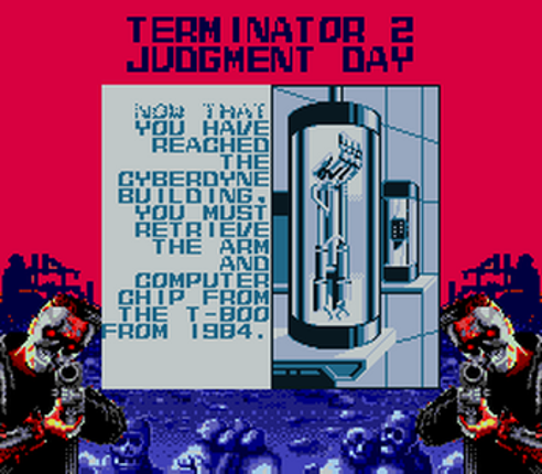 Terminator 2: Judgment Day (ターミネーター2) SGB Enhanced (Super Game Boy) screenshot