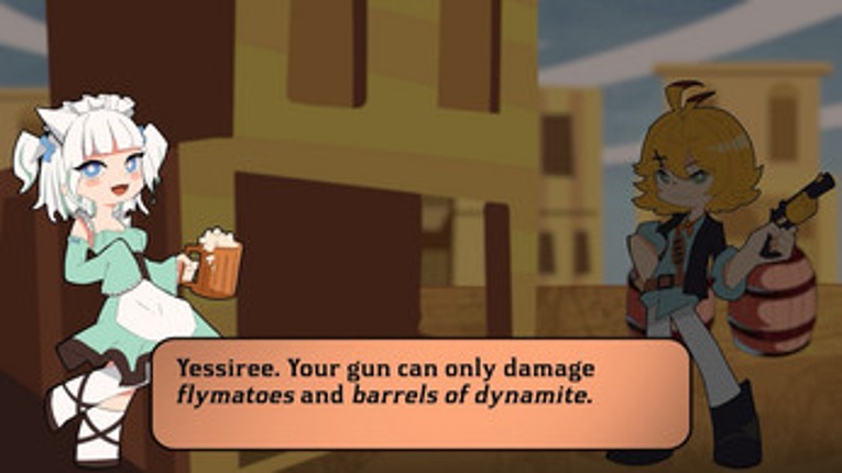 That Time When a Tomato Goddess Stole My D.A.D. so I had to Shoot Her with My Flaming Bullet screenshot