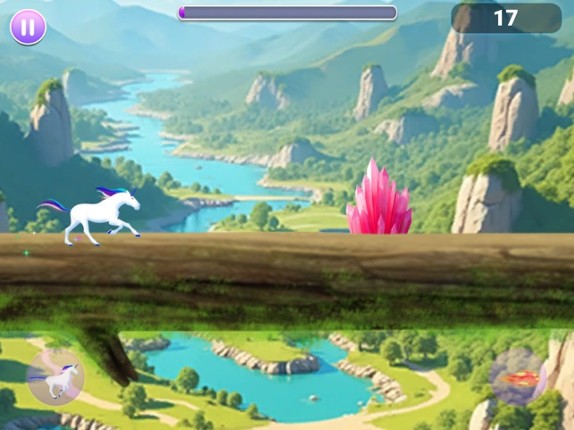 Unicorn dash : Magical Sky run screenshot