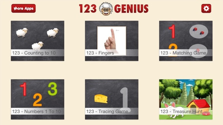 123 Genius PRO - First Numbers and Counting Games for Kids screenshot