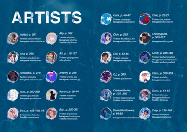 Blue & Violet: an Indigo Zine Image