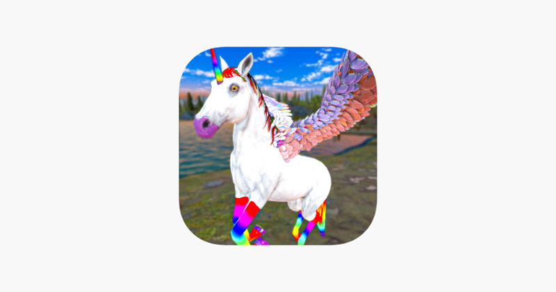 Flying Unicorn Pegasus Horse Image