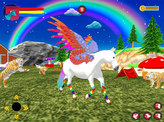 Flying Unicorn Pegasus Horse screenshot