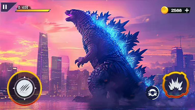 Monster Dinosaur Rampage Game screenshot