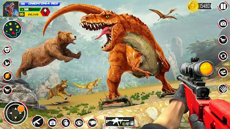 Wild Dinosaur Hunting Gun Game screenshot