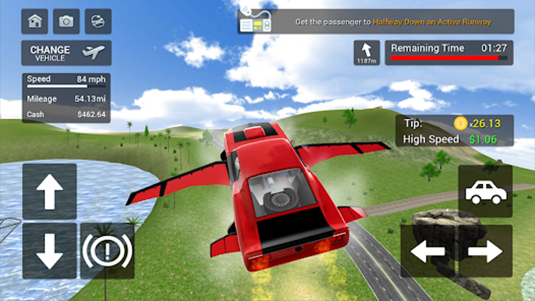 Flying Car Transport Simulator screenshot