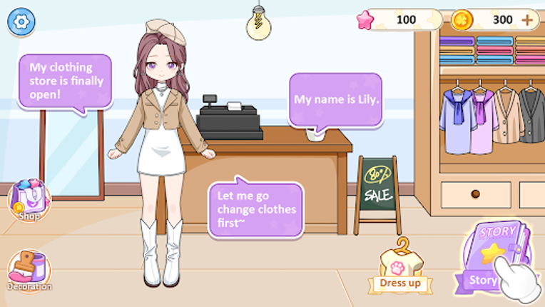 Sweet Paper Doll: DIY Dress up Image