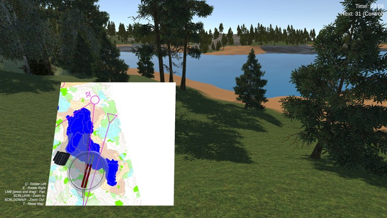 Infinite Orienteering: The Hiker's Path screenshot