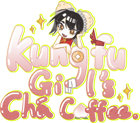 Kung Fu girls cha coffee Image