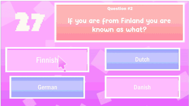 Mr. Pompy's Extravagant Quiz screenshot