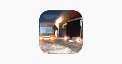 Night Bus Parking Image