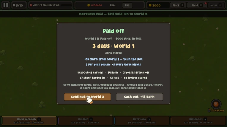 Sheepfold Defence screenshot
