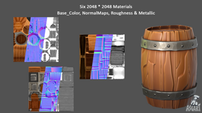 Stylized Wooden Furniture Pack | 3D Lowpoly Assets Image