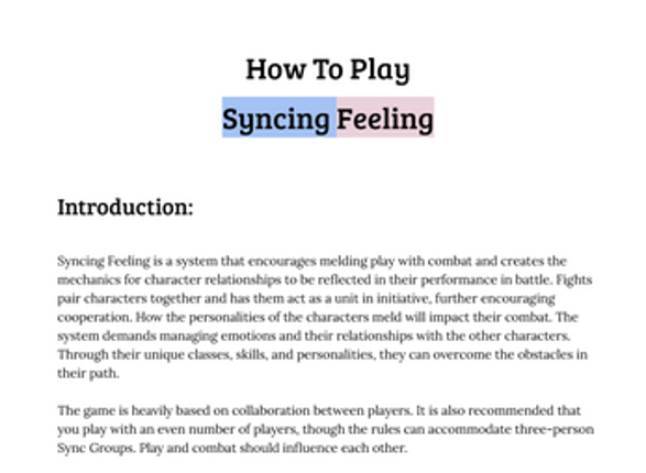 Syncing Feeling Image