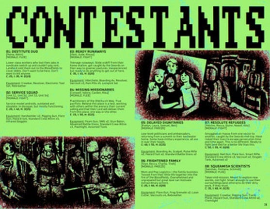 THE BLOODFIELDS AT BLACKSTAR STATION - a battle royale hexcrawl for Mothership 1e Image