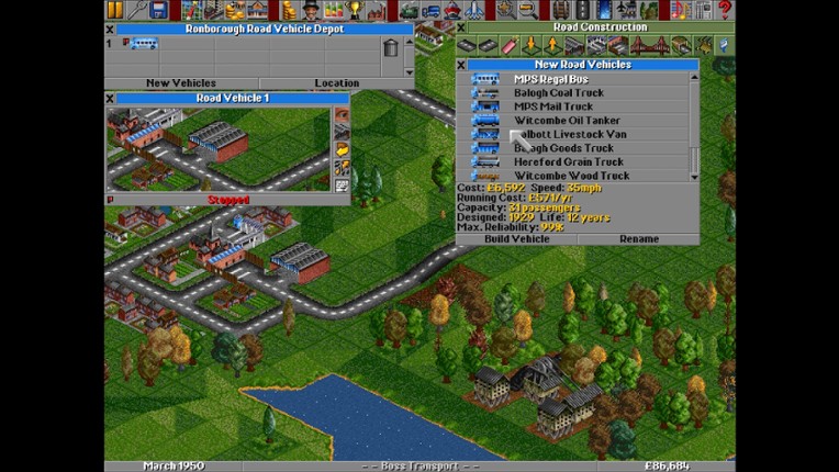 Transport Tycoon Deluxe screenshot