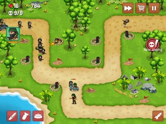 Turret Defense: BTD Battles screenshot