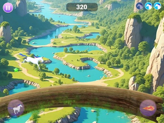Unicorn dash : Magical Sky run screenshot