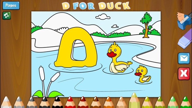 ABC 123 Kids Coloring Book - Alphabet &amp; Numbers Image