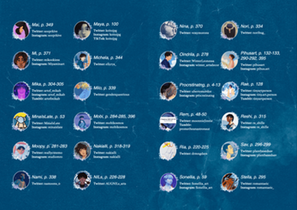 Blue & Violet: an Indigo Zine Image