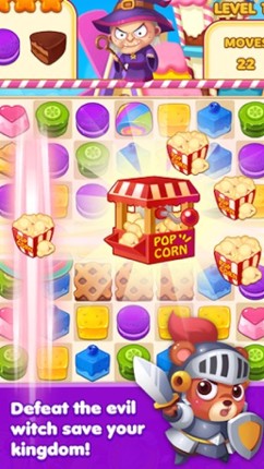 Candy Cake Boom - 3 match splash desserts puzzle game screenshot