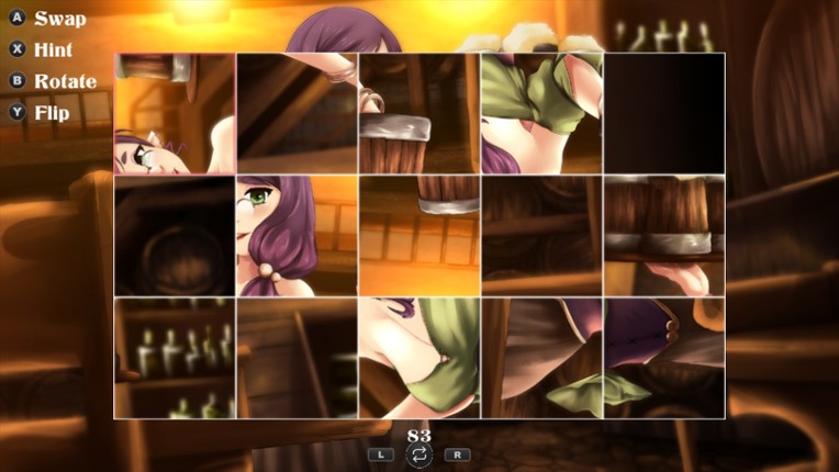 Elves Fantasy: Hentai Puzzle Image