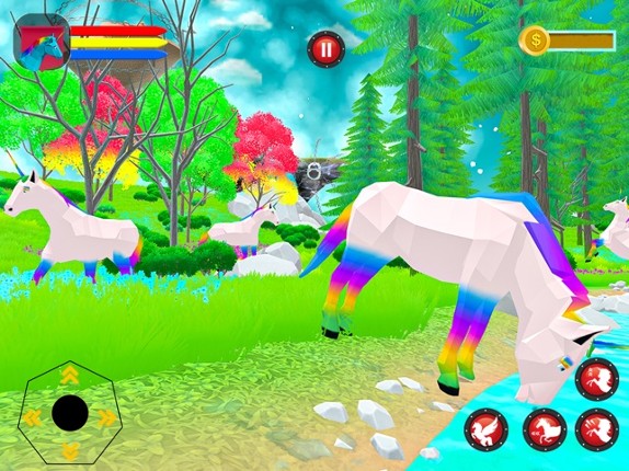 Flying Unicorn Pegasus Horse screenshot