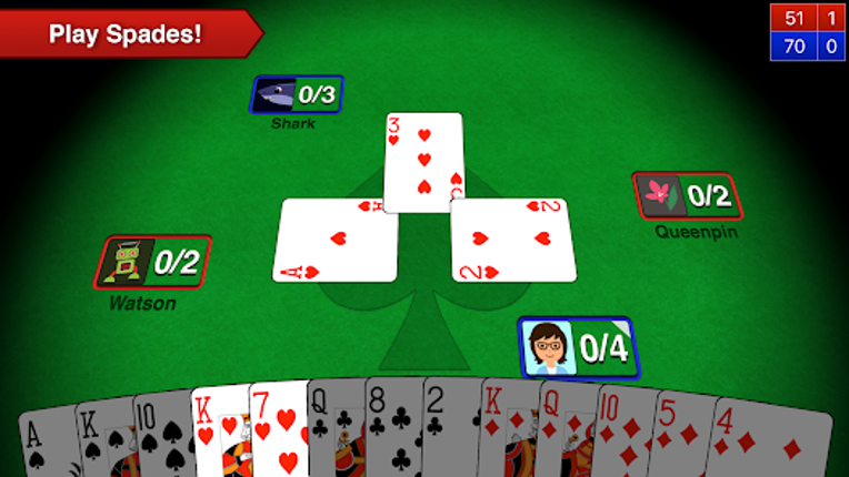 Spades + Card Game Online screenshot
