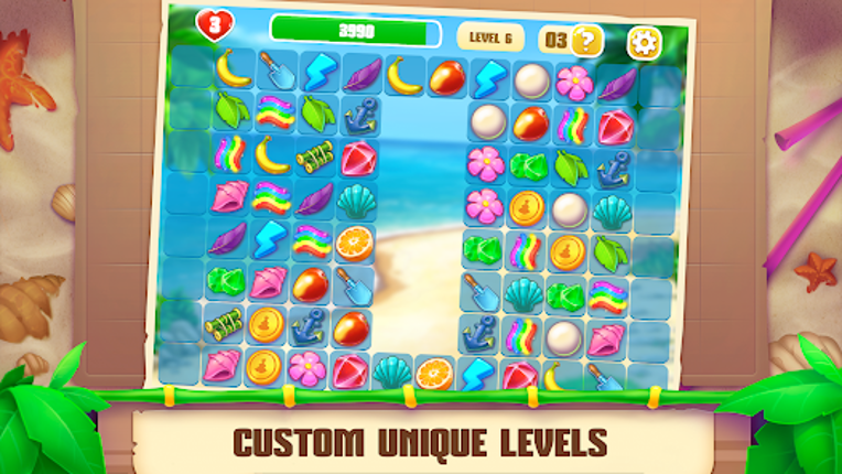 Onet Paradise: connect 2 tiles screenshot