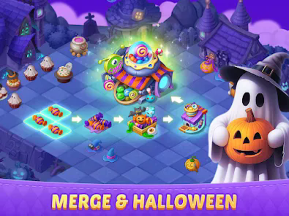 Merge Witches-Match Puzzles screenshot
