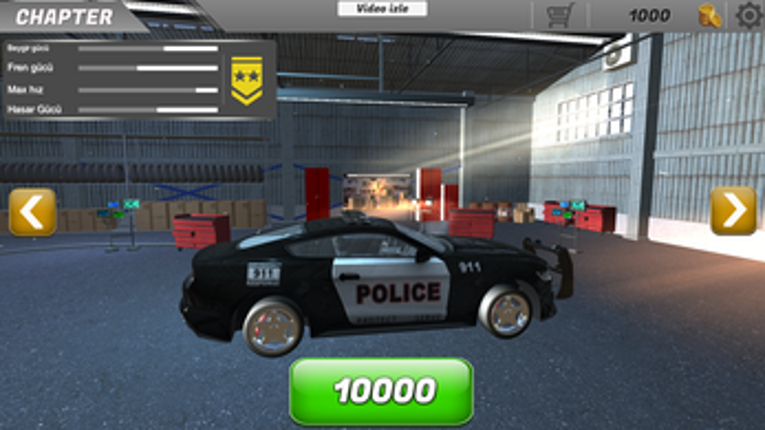 Police Car Drift Image