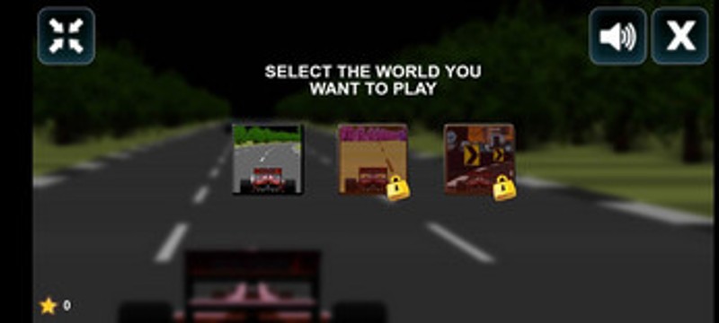 Racing 1, races cars game screenshot