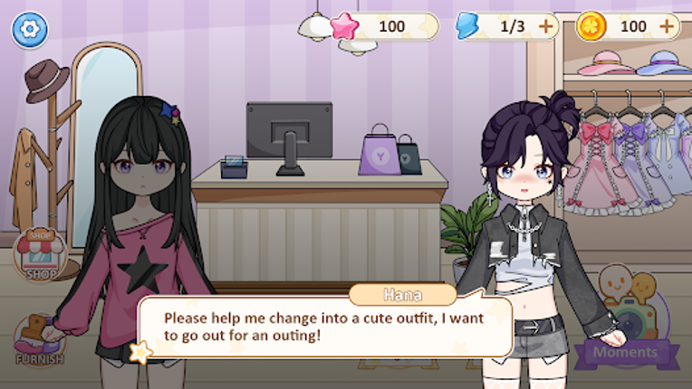 Sweet Paper Doll: DIY Dress up screenshot