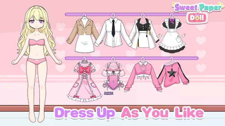 Sweet Paper Doll: DIY Dress up Image