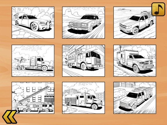 Kids Vehicles: Emergency screenshot