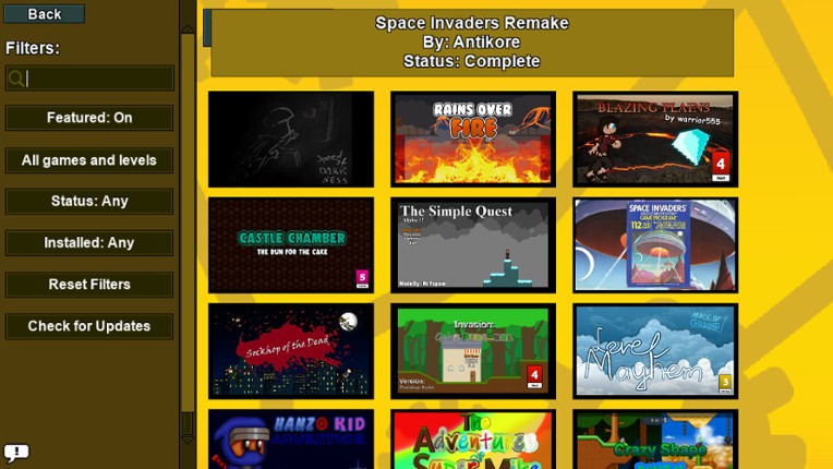 Platform Builder screenshot