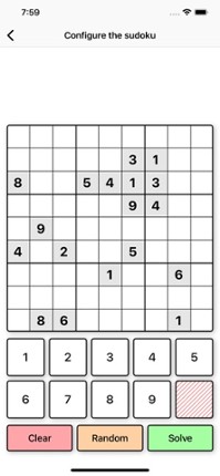 Solve your Sudoku screenshot