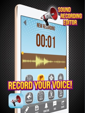 Sound Recording Editor - Change Your Voice and Make Pranks with Funny Special Effect.s screenshot