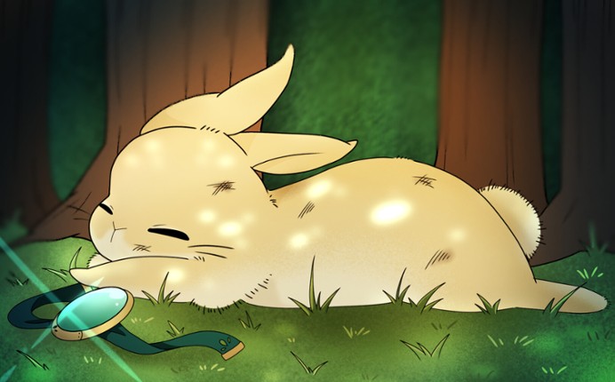 The rabbit and Tamaki are Taking a break! screenshot