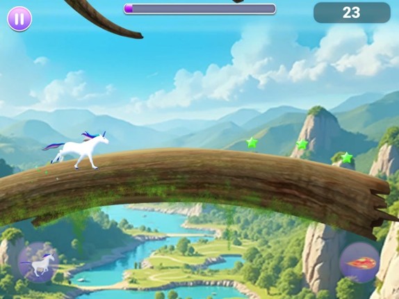 Unicorn dash : Magical Sky run screenshot