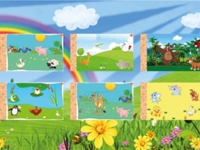 ABC Animals Puzzle &amp; Balloons Image