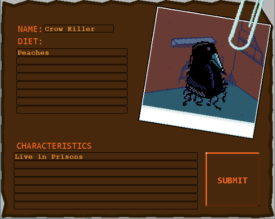 Bestiary screenshot