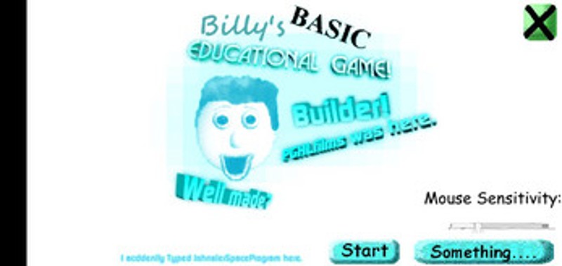 Billy's basics educacional game (Latest version) Image