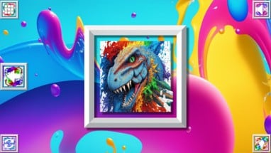 Color Splash: Dinosaurs Image