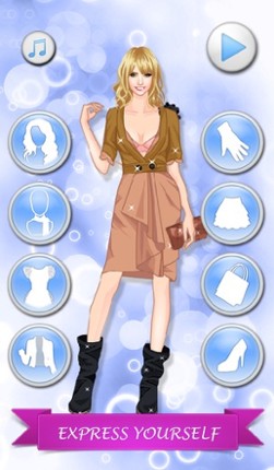 Dress Up a Shopaholic Girl - Beauty salon game for girls and kids who love makeover and make-up screenshot