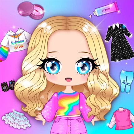 Chibi Dress Up Beauty Salon Image