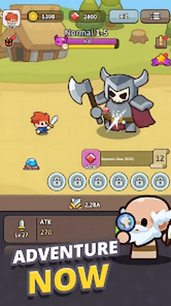 Tiny Knightfall: Idle RPG Game Image