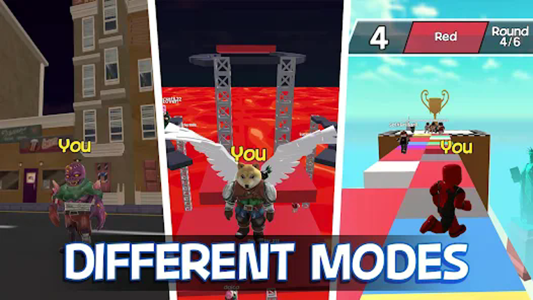 Obby Block World: Lava Fall screenshot