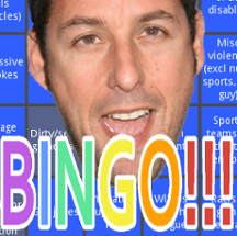 Adam Sandler Bingo Image