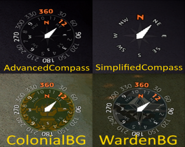Games like Foxhole - Advanced compass